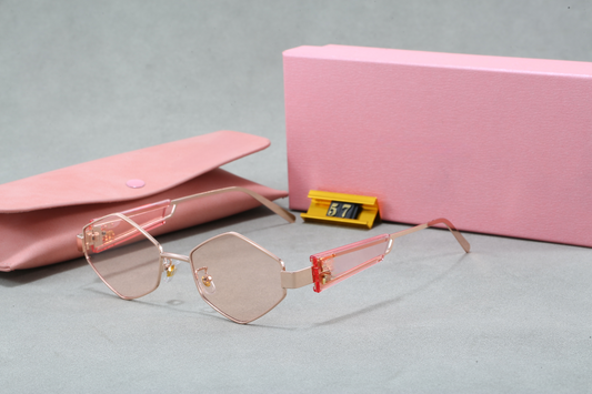 T588-1253   Metal frame fashionable sunglasses with small frame