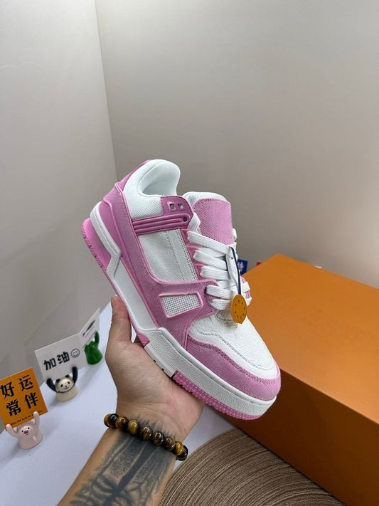 T588-792 Casual retro sports board shoes with color matching