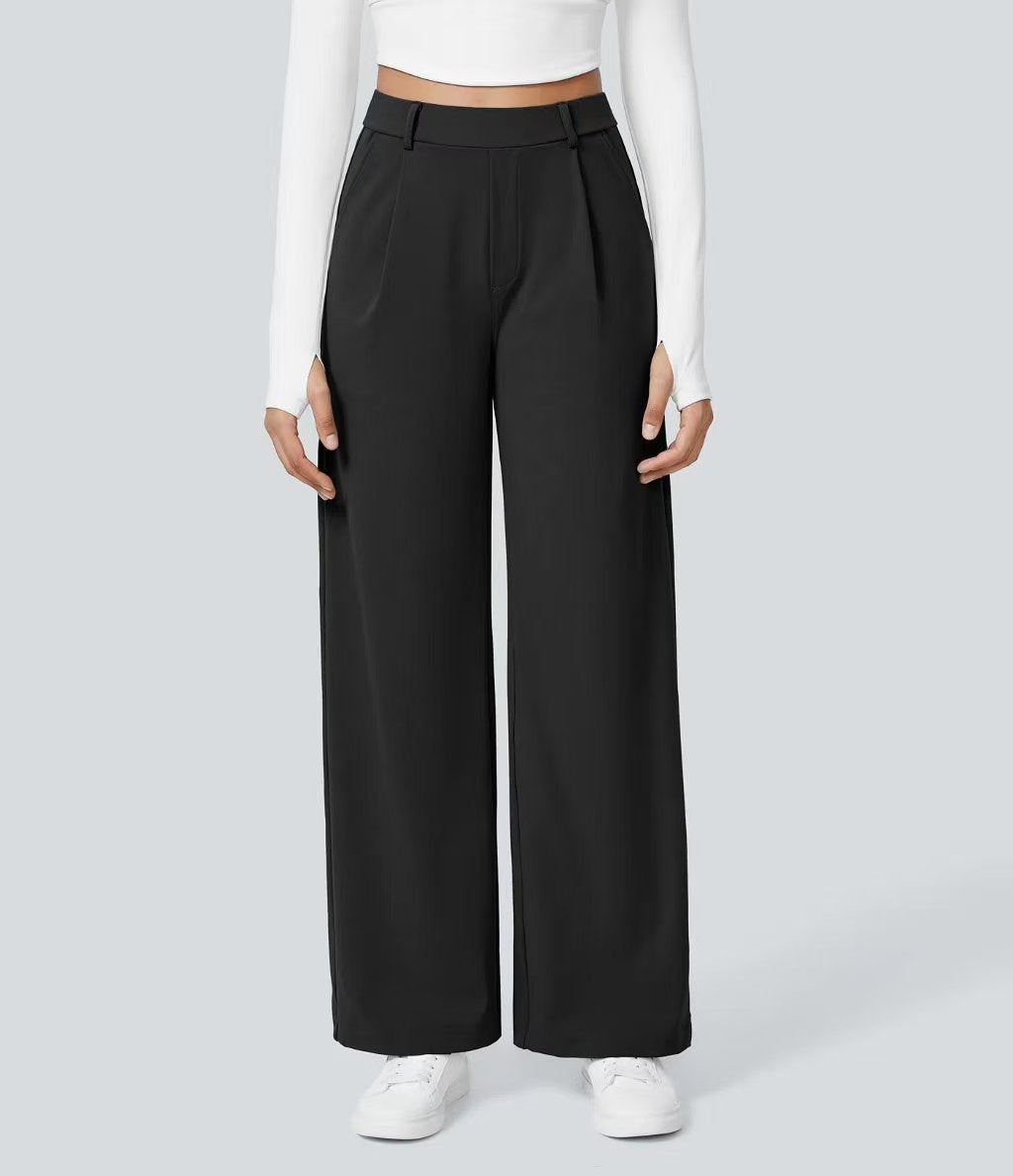 T588-953 Ladies' loose suit long pants outdoor casual straight tube