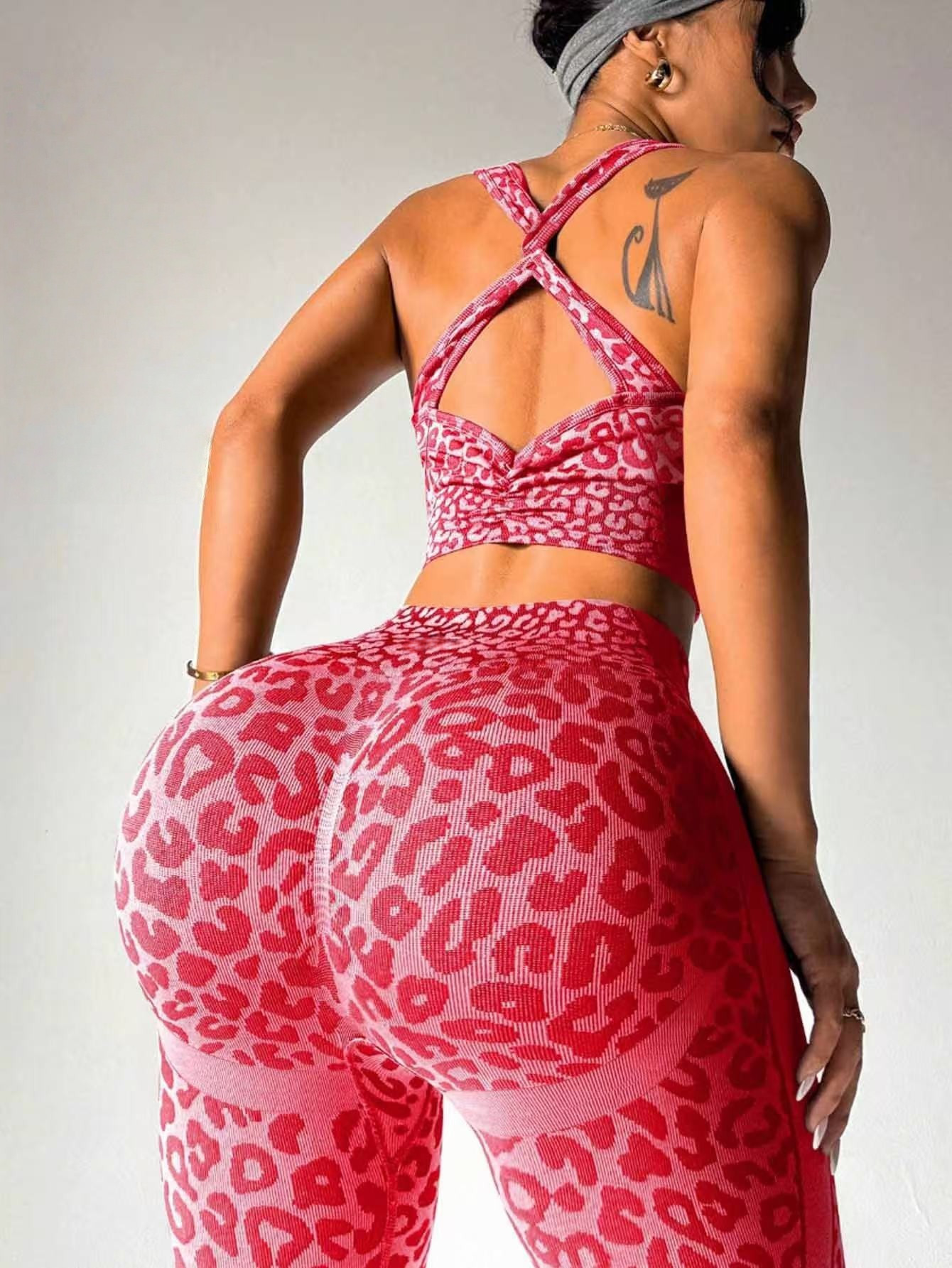T588-1157   Women's sports leggings set
