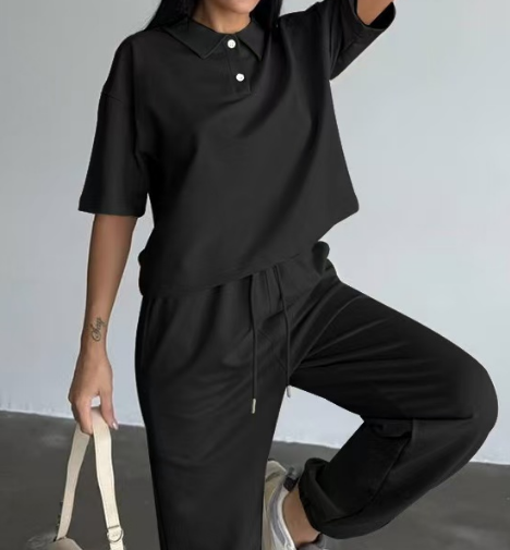 T588-1144   Sports and leisure outdoor square half cardigan set