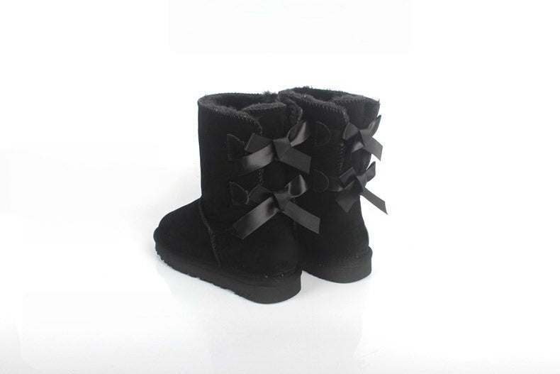 T588-789 Tall snow boots with thickened sole for warmth