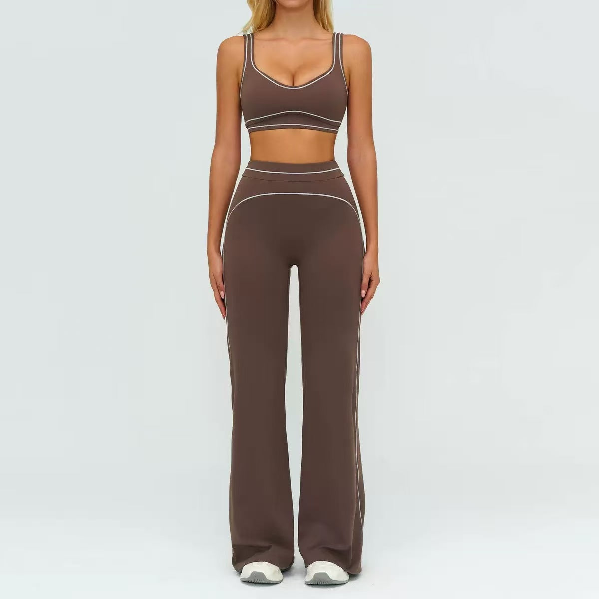 T588-900 Sports fitness yoga quick drying sports vest set