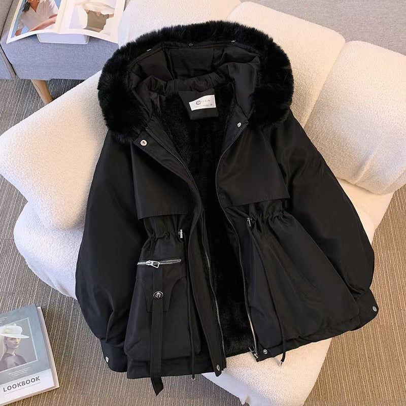 T588-358 Winter Parker hooded wool coat -GYYF