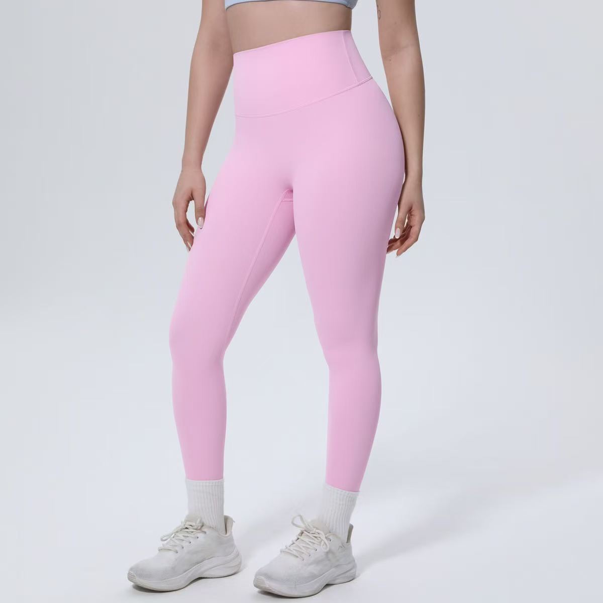 High waisted and hip lifting running fitness pants E1279