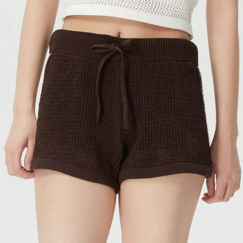T588-1190   Knitted sports casual loose shorts