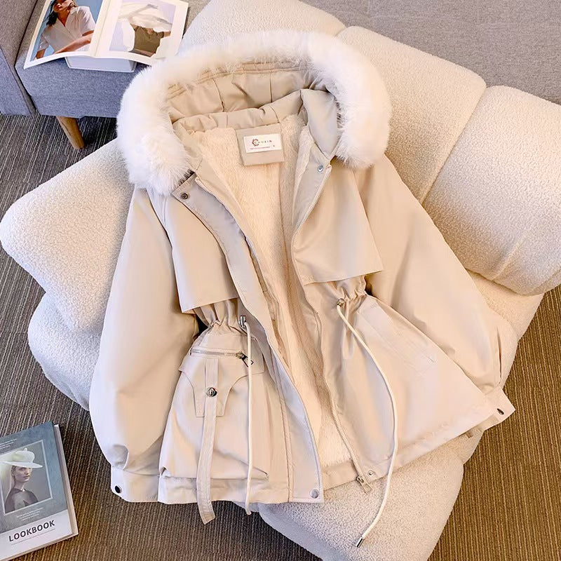 T588-358 Winter Parker hooded wool coat -GYYF