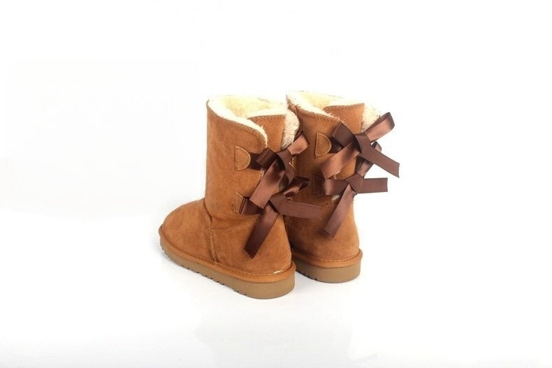 T588-789 Tall snow boots with thickened sole for warmth