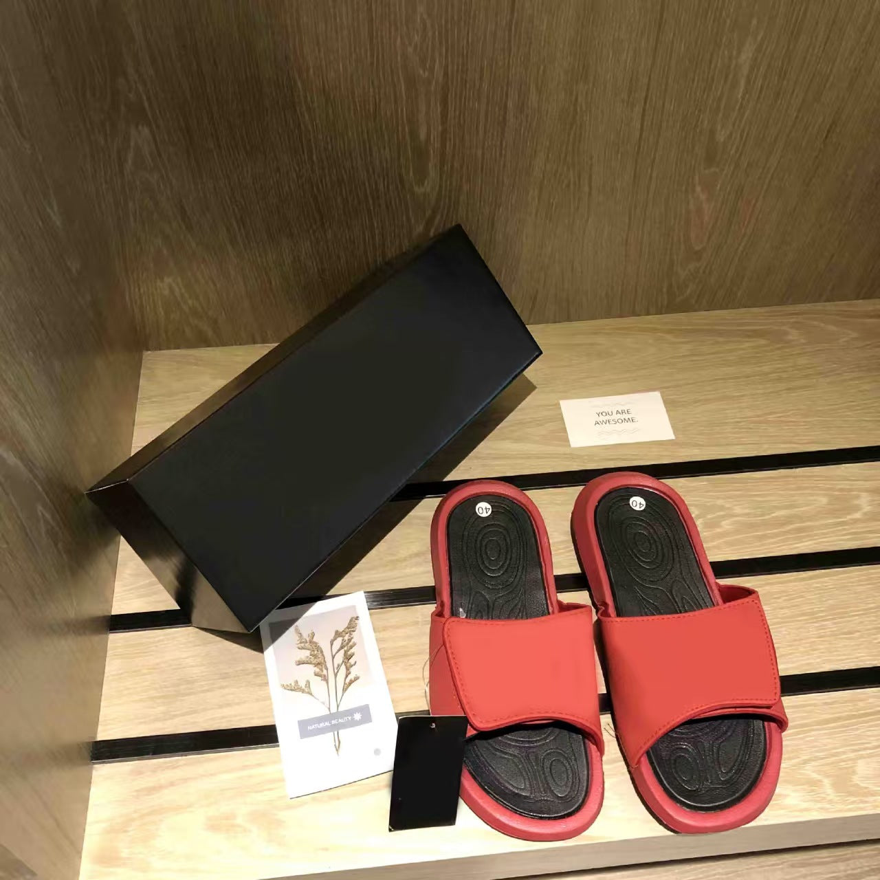 T588-967 Loose slippers with a flat bottom