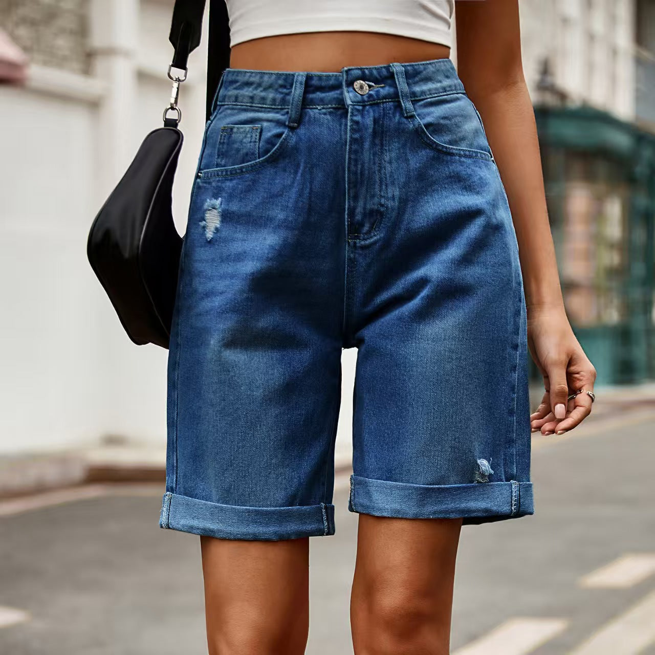 T588-920 Women's summer denim shorts