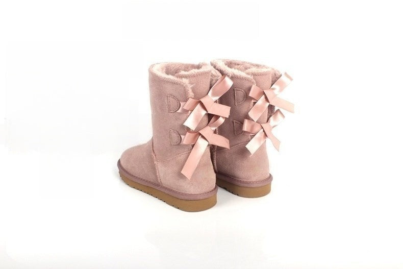 T588-789 Tall snow boots with thickened sole for warmth