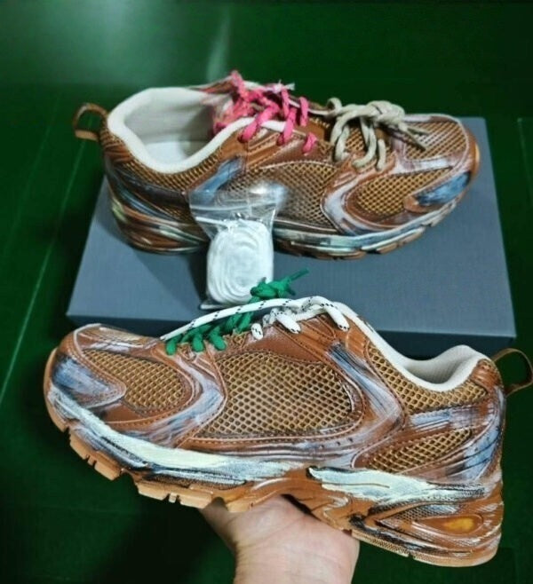 T588-802  Sports running breathable retro shoes