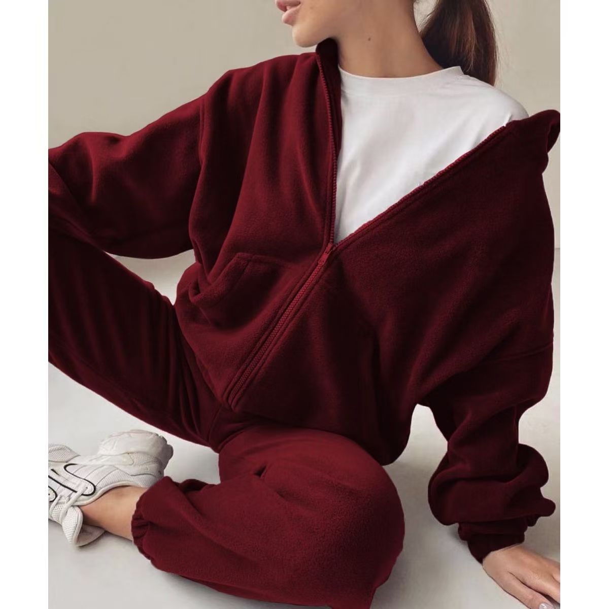 T588-618  Sports long sleeved loose casual suit-GYYF