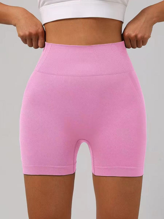T588-1154 Hip lifting shorts for exercise, tight fitting yoga, fitness shorts