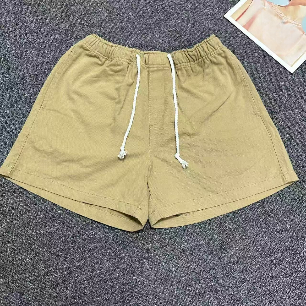 T588-1112 Summer shorts fresh and versatile drawstring casual