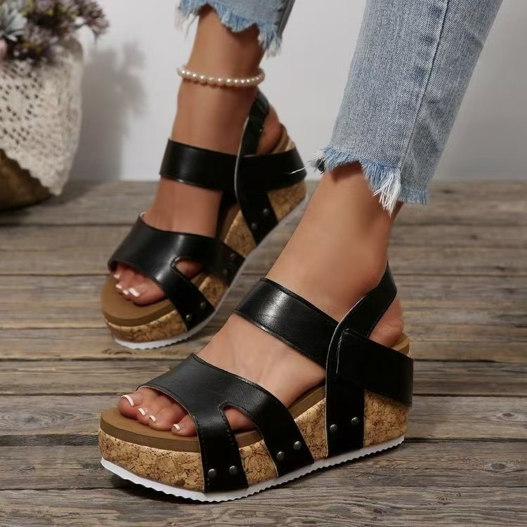 New willow nail high-heeled sandals E1266