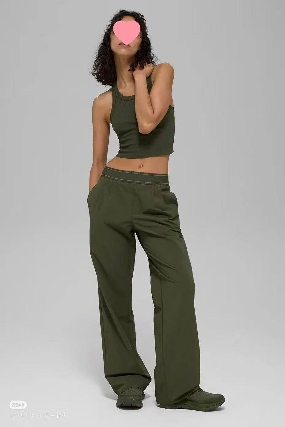 T588-1046   Spring and Autumn Leisure Sports Straight Leg Casual Pants